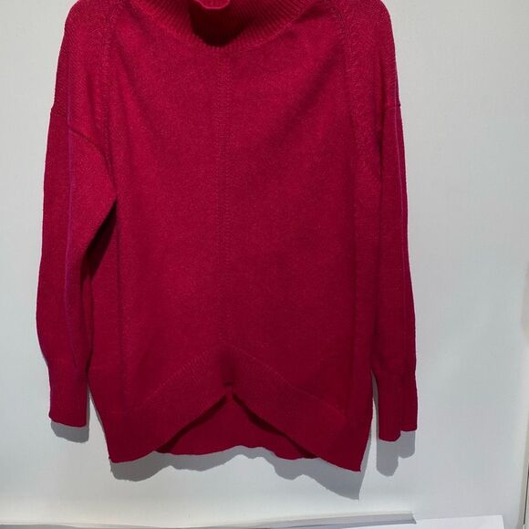 Maeve by Anthropologie Women's Pink Turtle Neck Long Sleeve Sweater Size Small - Picture 2 of 9
